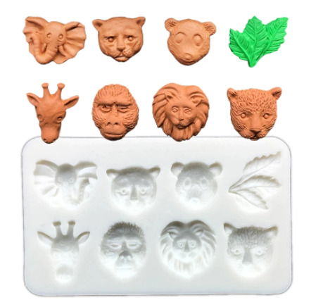 Jungle Dieren Mould - Afbeelding 2
