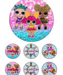Eetbare print Lol Surprise 15cm