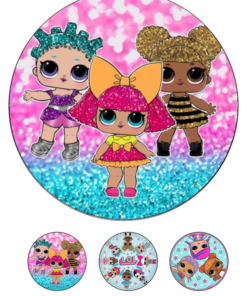 Eetbare print Lol Surprise 20cm
