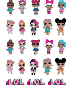 Eetbare print Lol Surprise mini