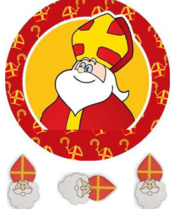 Eetbare print Sinterklaas 20cm