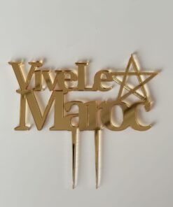 Vive Le Maroc Caketopper