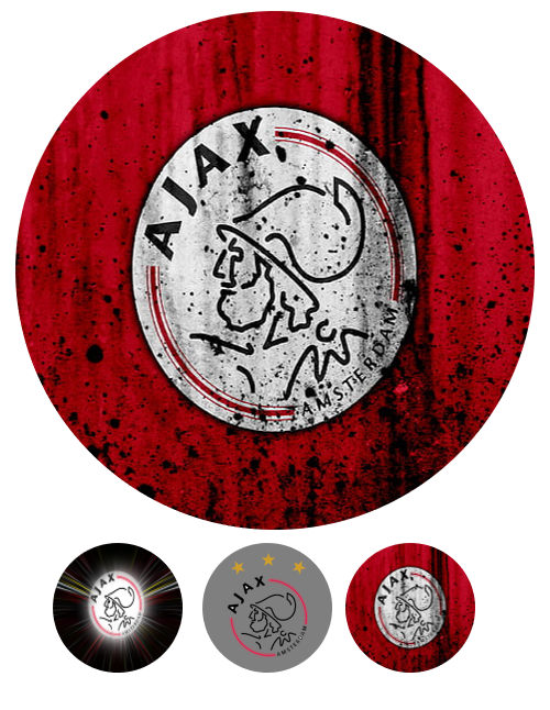 Eetbare print Ajax 20cm