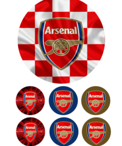 Eetbare print Arsenal 15cm