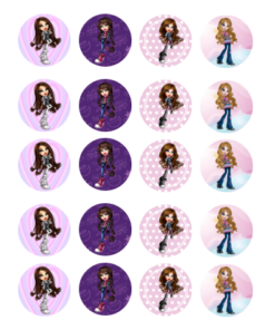 Eetbare print Bratz Cupcake Mini