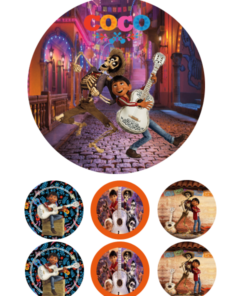 Eetbare print Coco 15cm