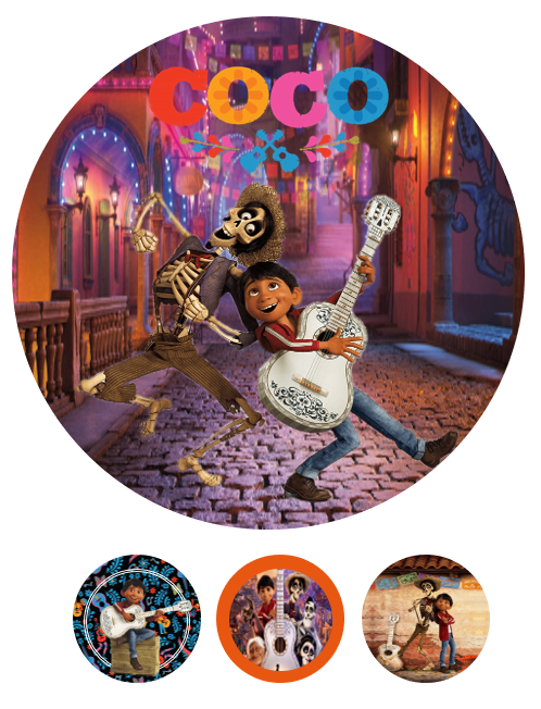 Eetbare print Coco 20cm