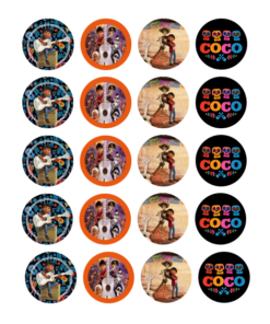 Eetbare print Coco Cupcakes Mini