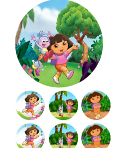 Eetbare print Dora the Explorer 15cm