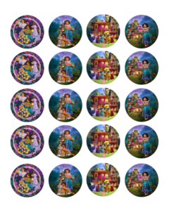 Eetbare print Encanto Cupcakes Mini