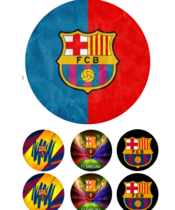 Eetbare print FC Barcelona 15cm