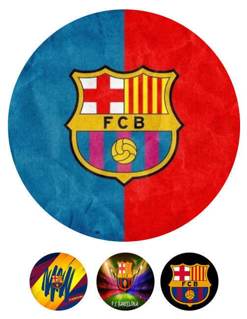 Eetbare print FC Barcelona 20cm