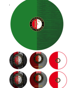 Eetbare print Feyenoord 15cm