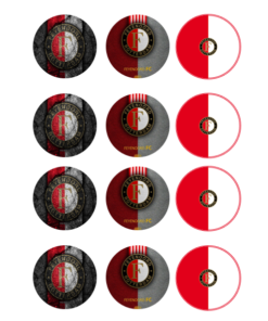 Eetbare print Feyenoord Cupcakes
