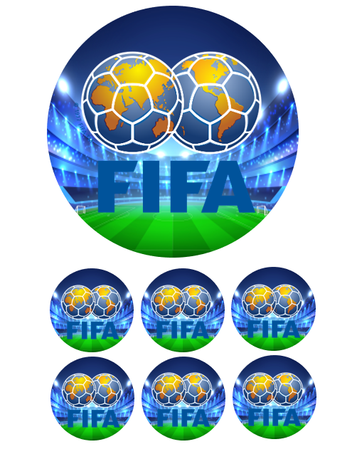 Eetbare print FIFA 15cm