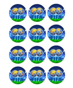 Eetbare print FIFA Cupcakes
