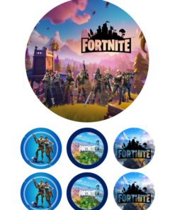 Eetbare print Fortnite 15cm