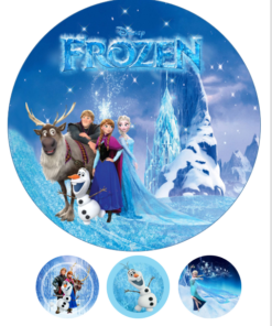 Eetbare print Frozen 20cm