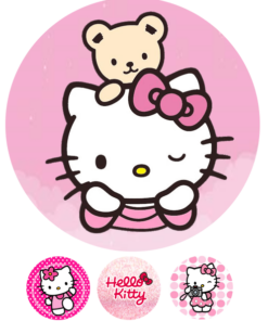 Eetbare print Hello Kitty 20cm