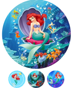 Eetbare print Little Mermaid 20cm
