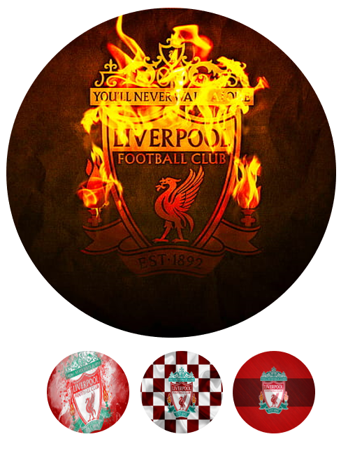 Eetbare print Liverpool 20cm