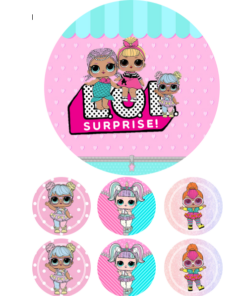 Eetbare print Lol Suprise 15cm