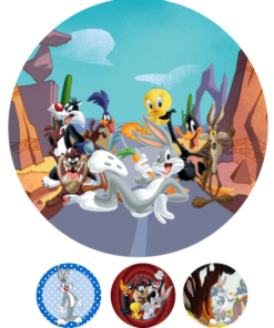 Eetbare print Looney Tunes 20cm