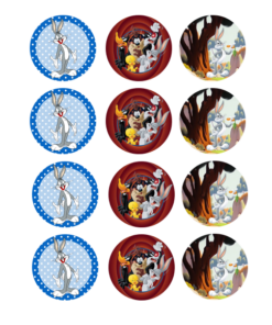 Eetbare print Looney Tunes Cupcakes