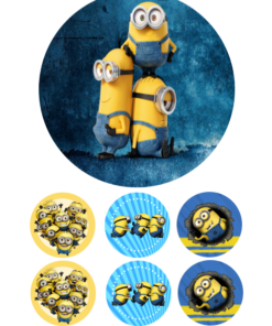 Eetbare print Minions 15cm