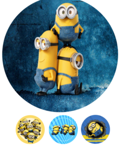 Eetbare print Minions 20cm