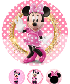 Eetbare print Minnie Mouse 20cm