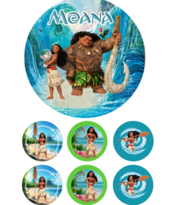 Eetbare print Moana 15cm