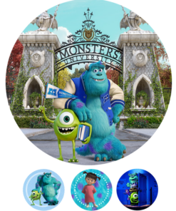 Eetbare print Monster inc 20cm