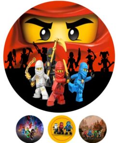 Eetbare print Ninja Go 20cm