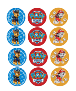 Eetbare print Paw Patrol Cupcakes