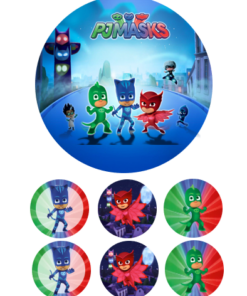 Eetbare print PJ Masks 15cm