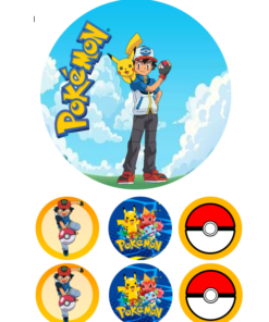 Eetbare print Pokemon 15cm