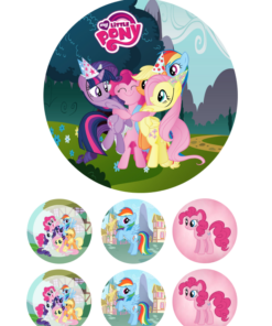 Eetbare print My Little Pony 15cm