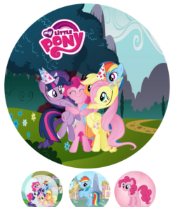 Eetbare print My Little Pony 20cm