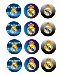 Eetbare print Real Madrid Cupcakes