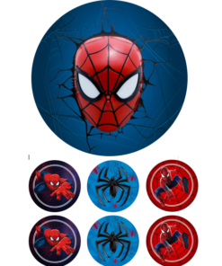 Eetbare print Spiderman 15cm