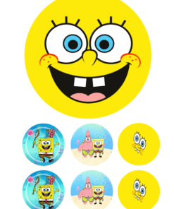 Eetbare print Spongebob 15cm