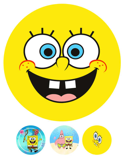 Eetbare print Spongebob 20cm