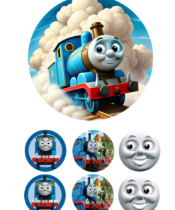 Eetbare print Thomas de Trein 15cm