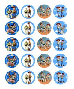 Eetbare print Toy Story Cupcakes Mini