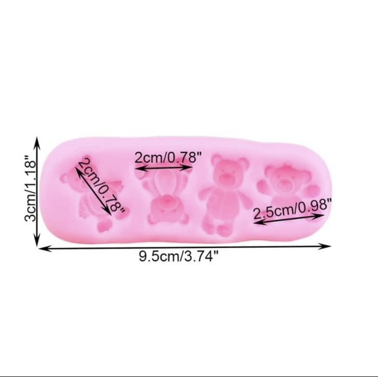 Teddy Bear Mould - Afbeelding 2