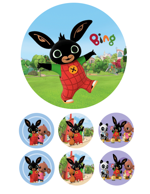 Eetbare print Bing 15cm