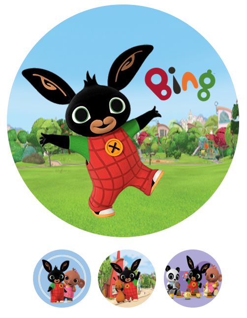 Eetbare print Bing 20cm