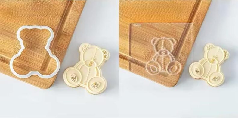 De Teddybear Cookie Cutter amp Stamp