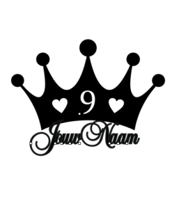 Birthday Girl Kroon Caketopper